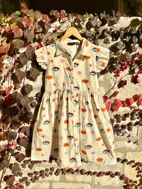 NWT Rock Your Baby Kid Eye See You Dress 10 years